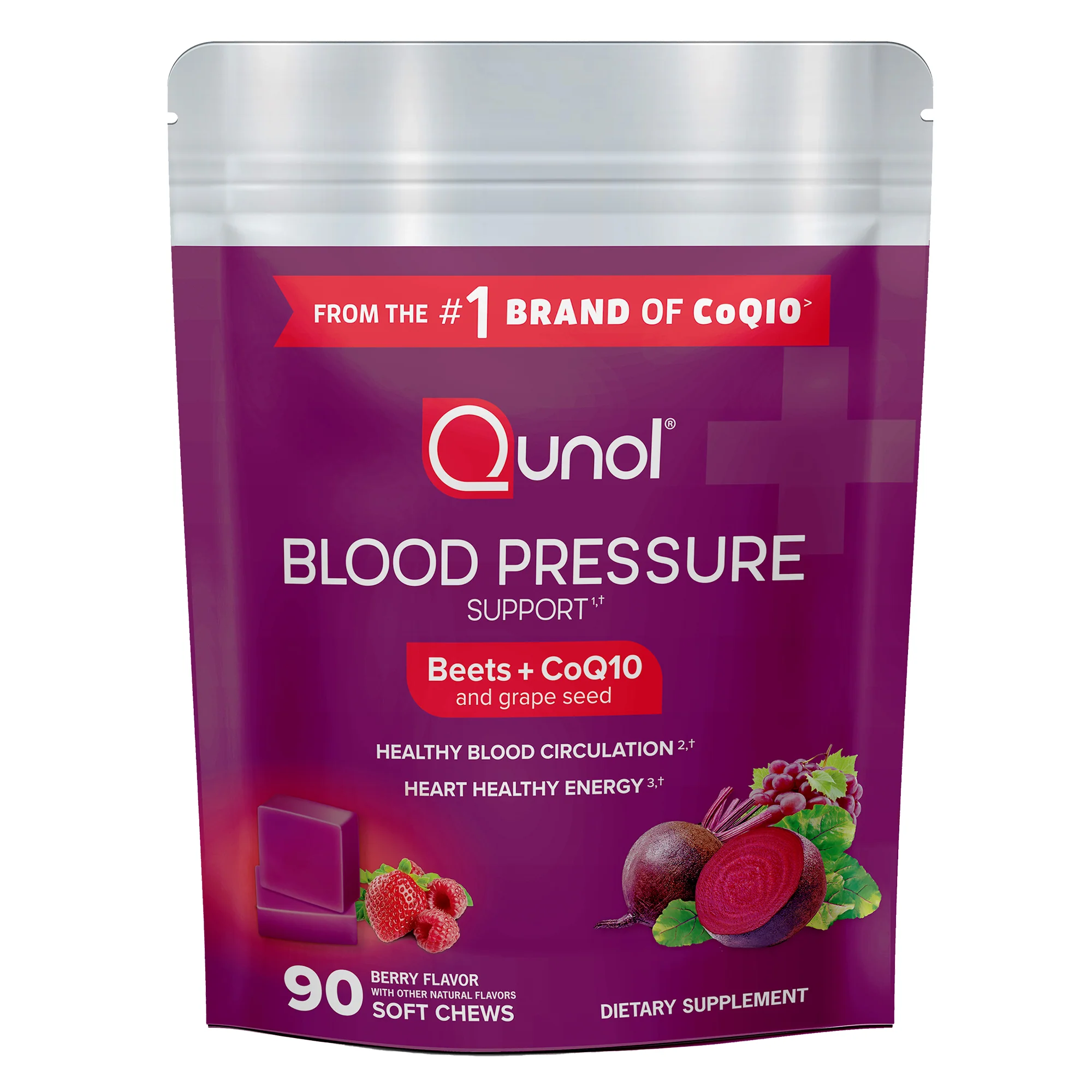 Blood Pressure Support Soft Chews, Beets + CoQ10 - Image 12
