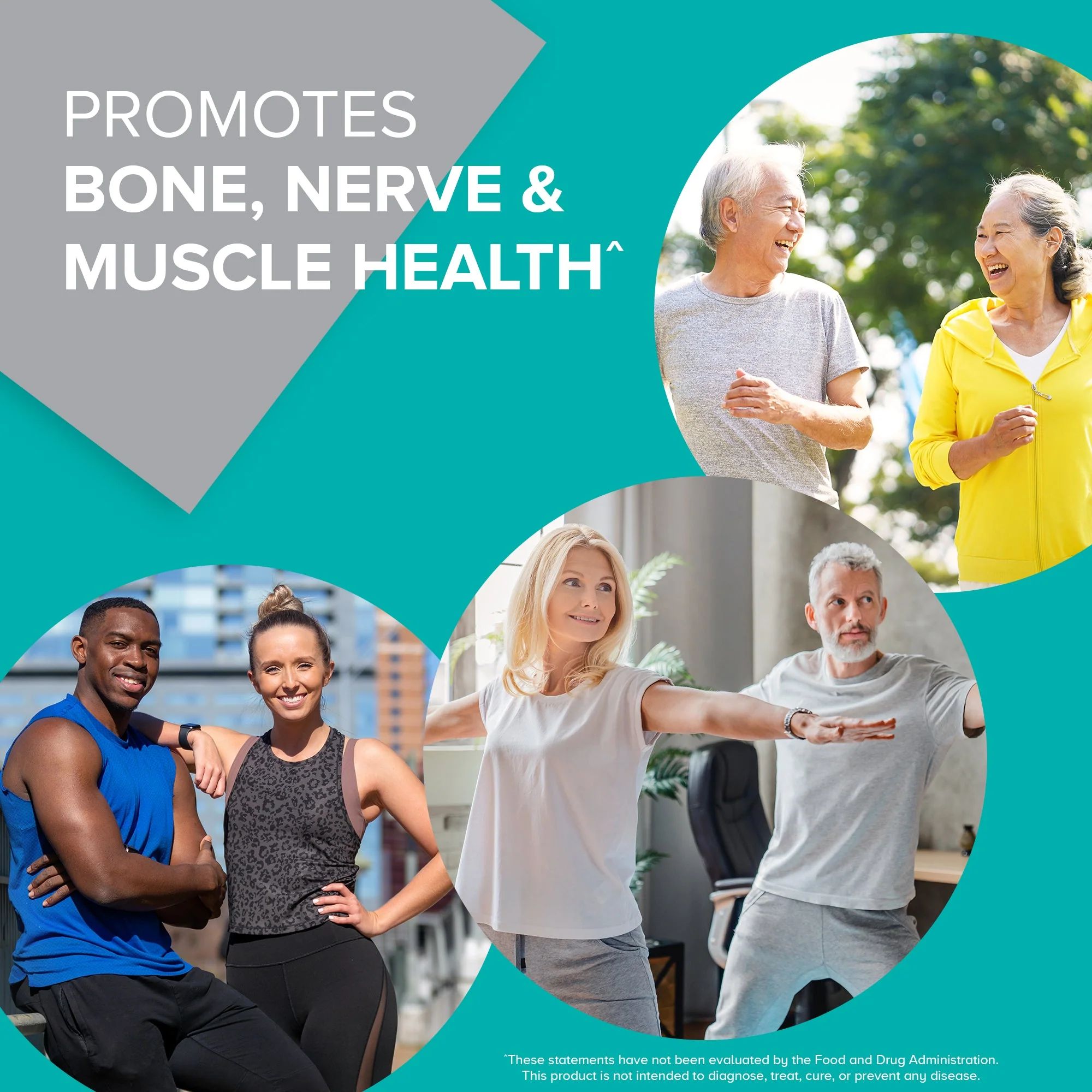 Calcium with Magnesium and Zinc, 3-in-1 Complex - Image 3