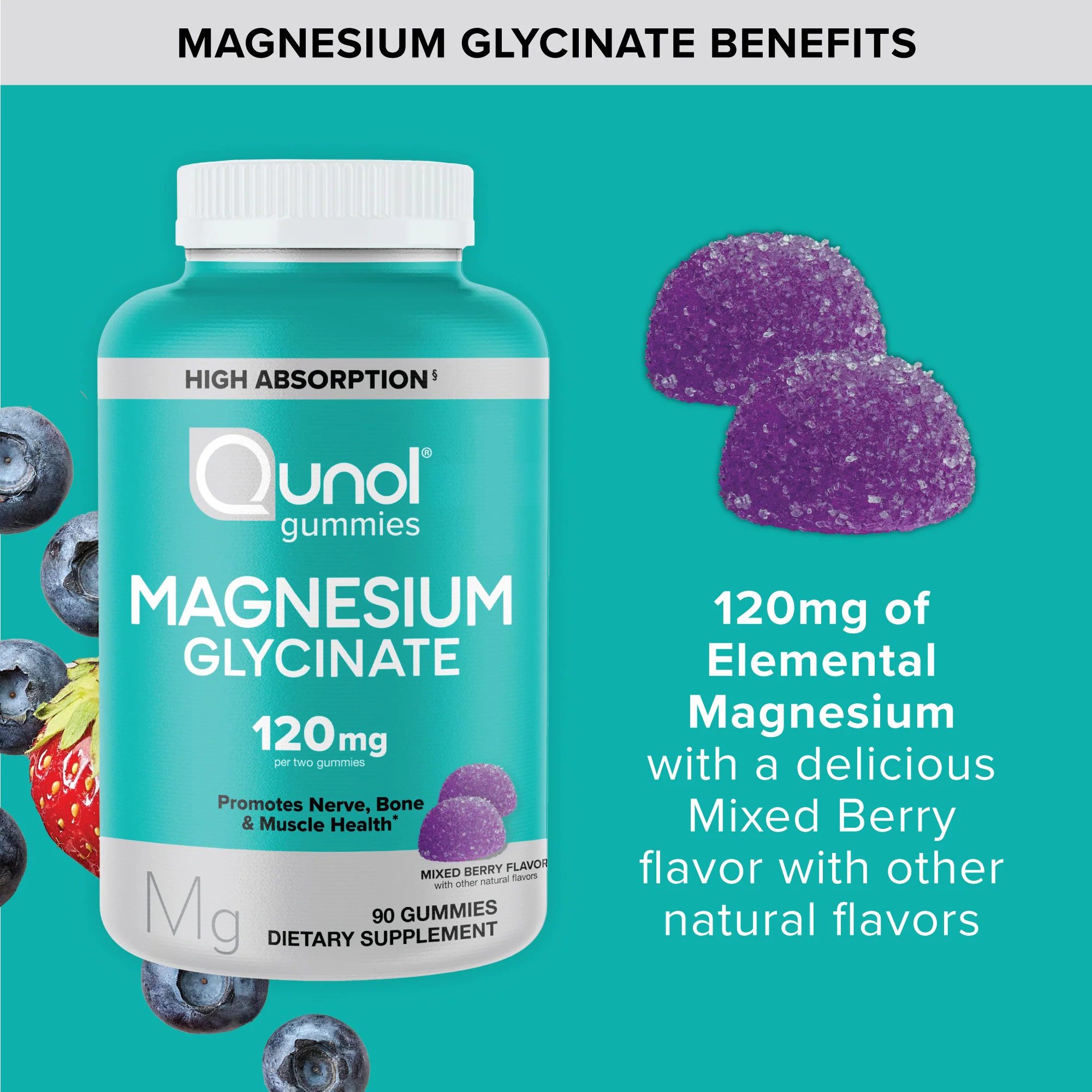 Magnesium Glycinate Gummies 120 mg - Image 7