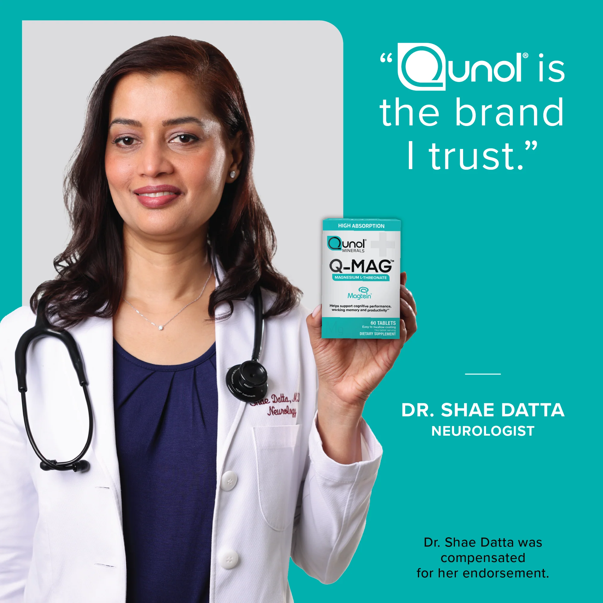 Q-Mag Magnesium L-Threonate Tablets, 2000mg - Image 5