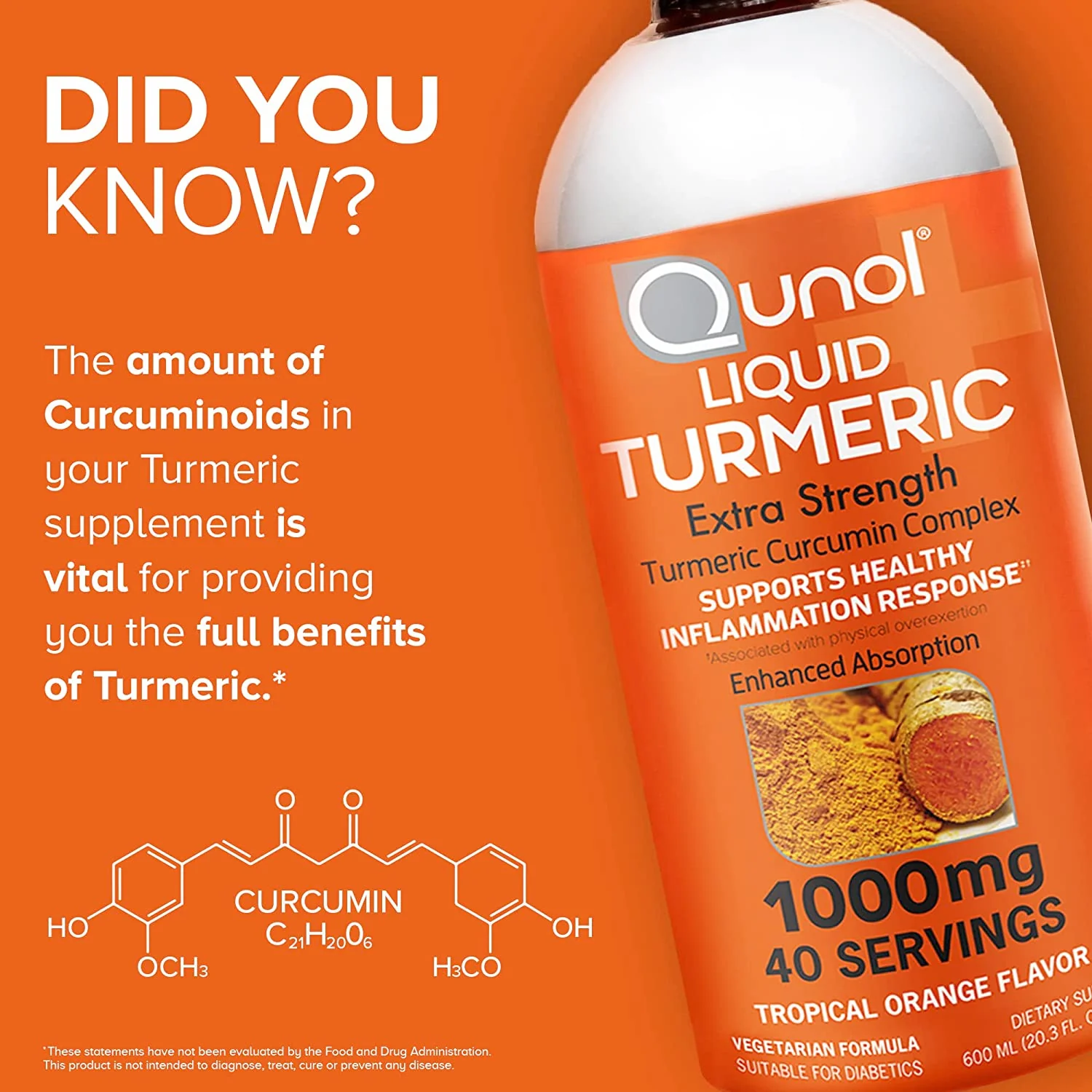 Liquid Turmeric Curcumin, 1000 mg - Image 3