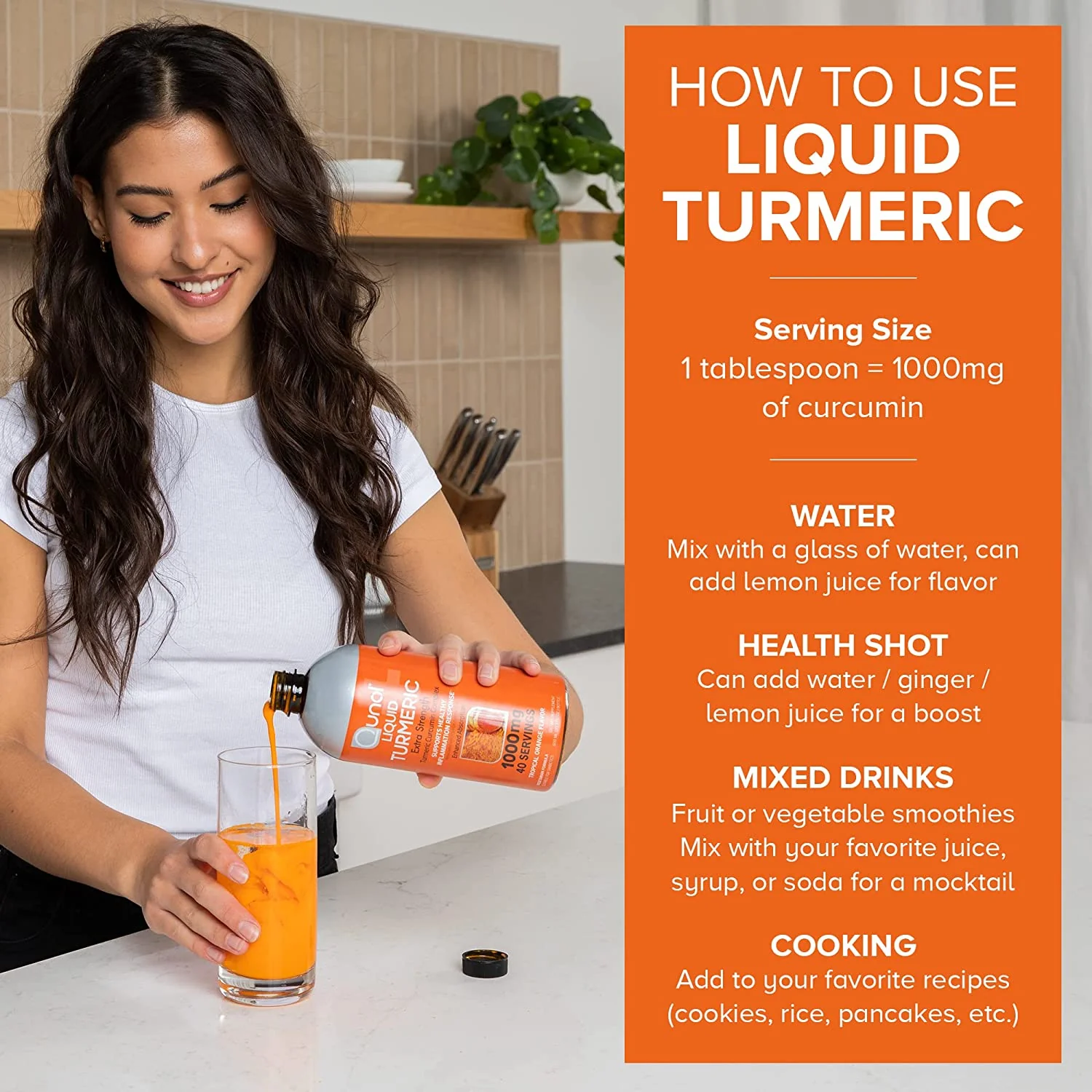 Liquid Turmeric Curcumin, 1000 mg - Image 9