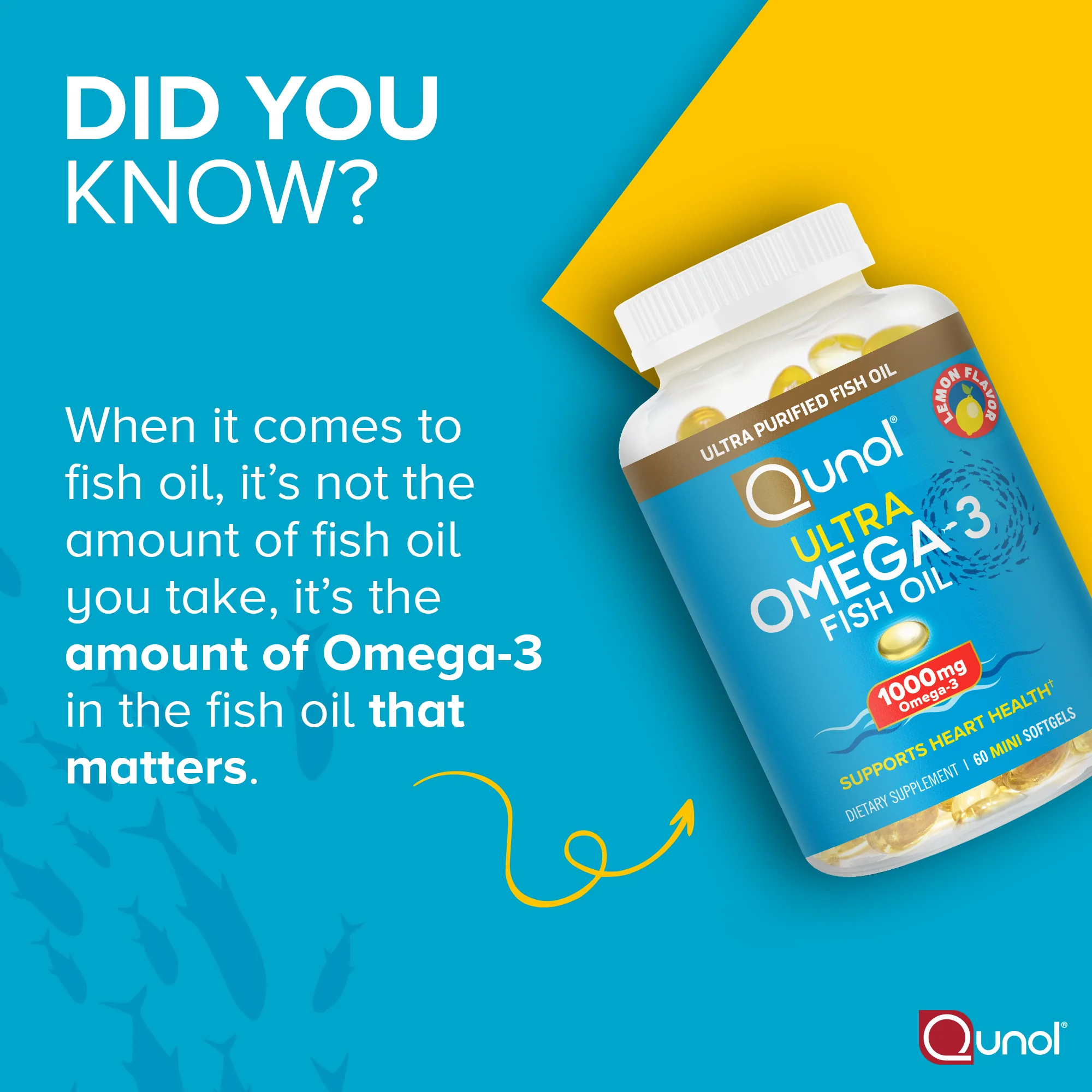 Ultra Omega-3 Fish Oil Mini Softgels, 1000 mg - Image 7