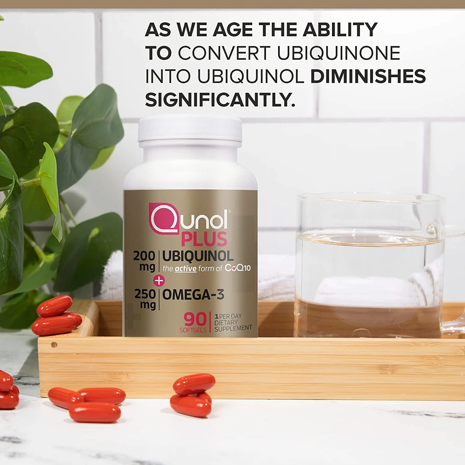 Plus Ubiquinol + Omega-3, 200mg + 250mg - Image 4