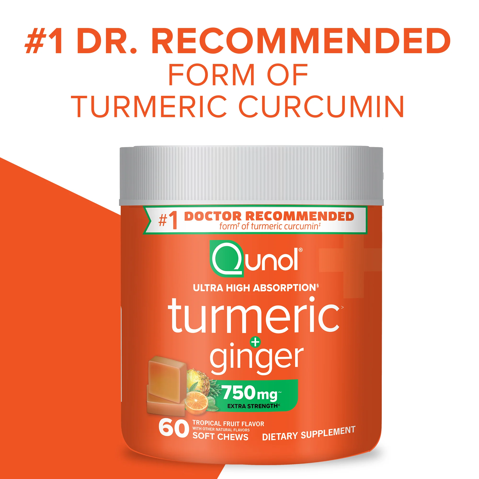 Turmeric + Ginger Soft Chews, 750 mg - Image 5