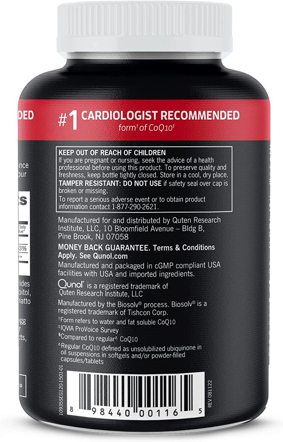 Ultra CoQ10, 100mg Softgels - Image 7
