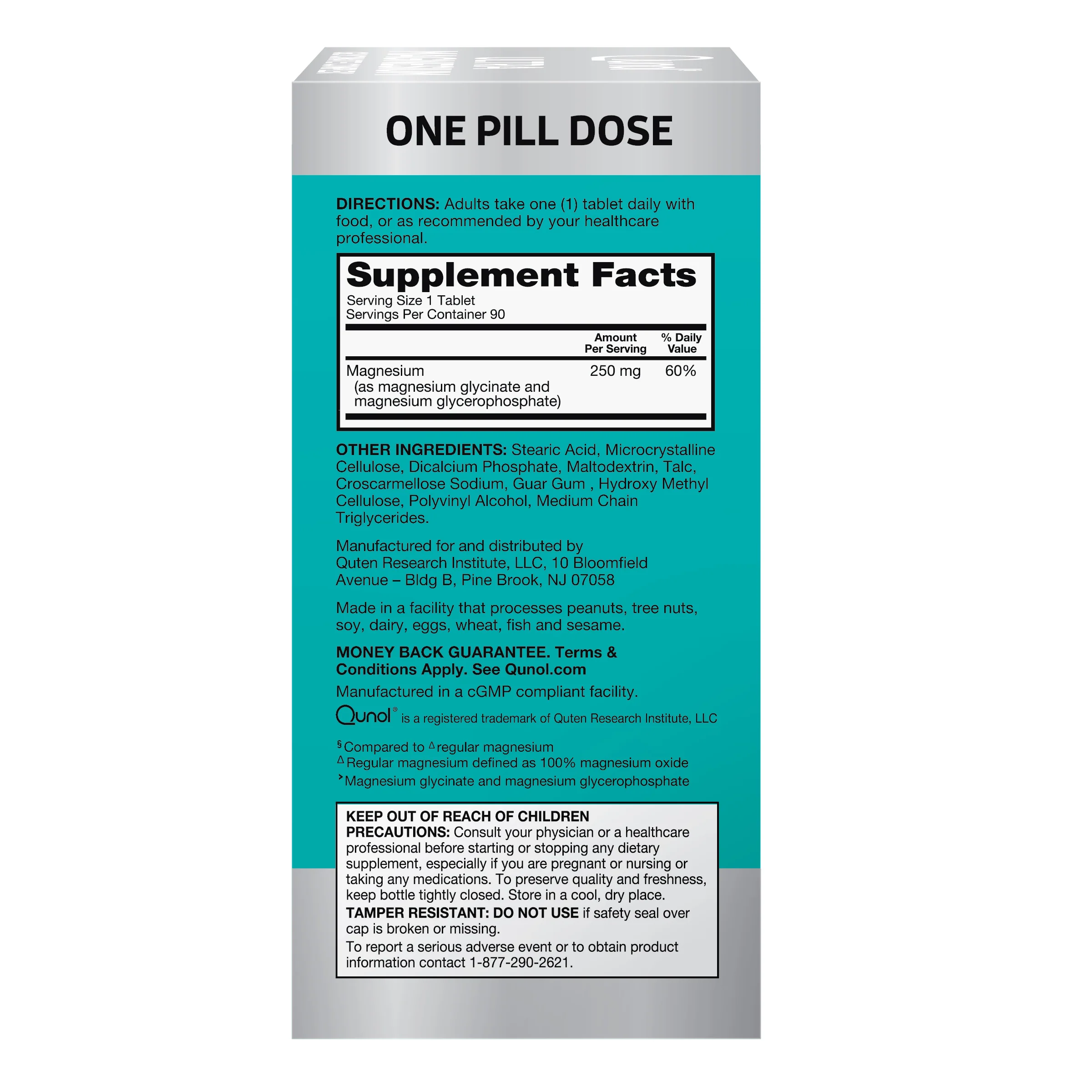 Ultra Magnesium Glycinate Complex, 250mg - Image 13